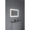 Зеркало CERSANIT LED DESIGN PRO 060 80 часы с подсветкой прямоугольное