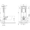 Инсталляция CERSANIT AQUA 40 QF для унитаза механическая