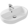 Раковина CERSANIT на столешницу CASPIA 60 OVAL 1 отверстие