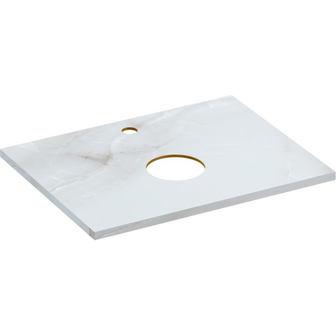 Столешница CERSANIT STONE AURA из керамогранита 60x45x2 светло-серый сатиновый