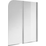 Экран CERSANIT для ванн EASY 140x115 двойной прозрачный