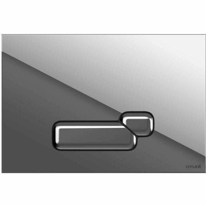 Кнопка CERSANIT ACTIS для LINK PRO/VECTOR/LINK/HI-TEC пластик хром глянцевый