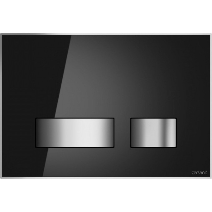 Кнопка CERSANIT MOVI для LINK PRO/VECTOR/LINK/HI-TEC стекло черный