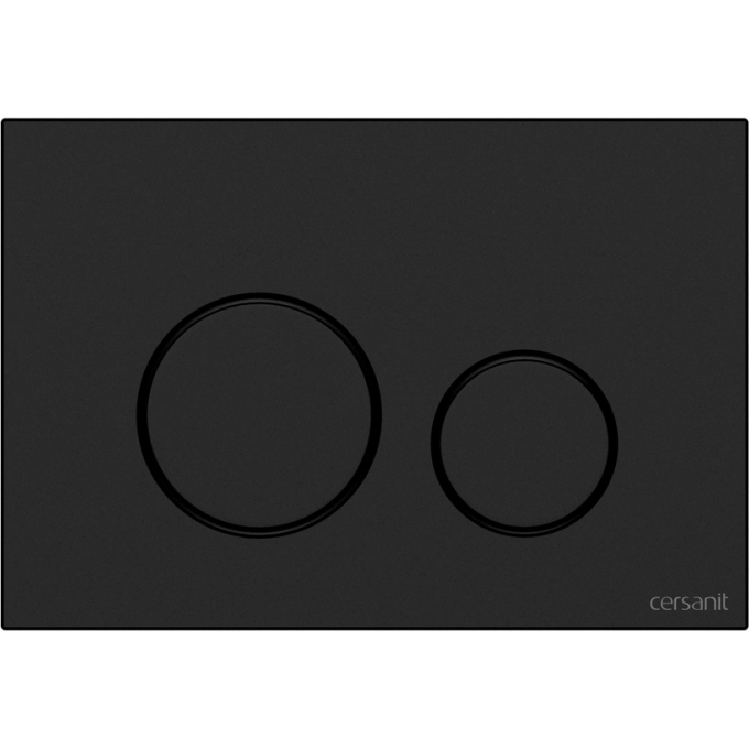 Кнопка CERSANIT TWINS для LINK PRO/VECTOR/LINK/HI-TEC пластик черный матовый