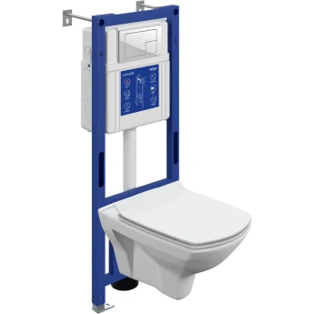 Комплект CERSANIT AQUA 40 SMART M кнопка CORNER пластик белый