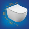 Комплект CERSANIT BRASKO SMART CO DPL EO slim + LINK PRO + CORNER пластик хром глянцевый