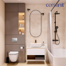 Комплект CERSANIT BRASKO SMART DPL EO slim инсталляция AQUA 40 SMART M кнопка ESTETICA пластик белый LP
