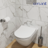 Комплект CERSANIT BRASKO SMART DPL EO slim инсталляция AQUA 40 SMART M кнопка TWINS пластик хром глянцевый LP