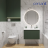 Комплект CERSANIT BRASKO SMART DPL EO slim инсталляция AQUA 40 SMART M кнопка TWINS пластик хром глянцевый LP