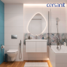 Комплект CERSANIT CARINA XL DPL EO slim инсталляция AQUA 40 SMART M кнопка CORNER пластик пластик хром