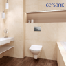 Комплект CERSANIT CARINA XL DPL EO slim инсталляция AQUA 40 SMART M кнопка CORNER пластик пластик хром