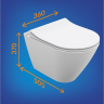 Комплект CERSANIT CITY SMART DPL EO slim инсталляция AQUA 40 SMART M LP