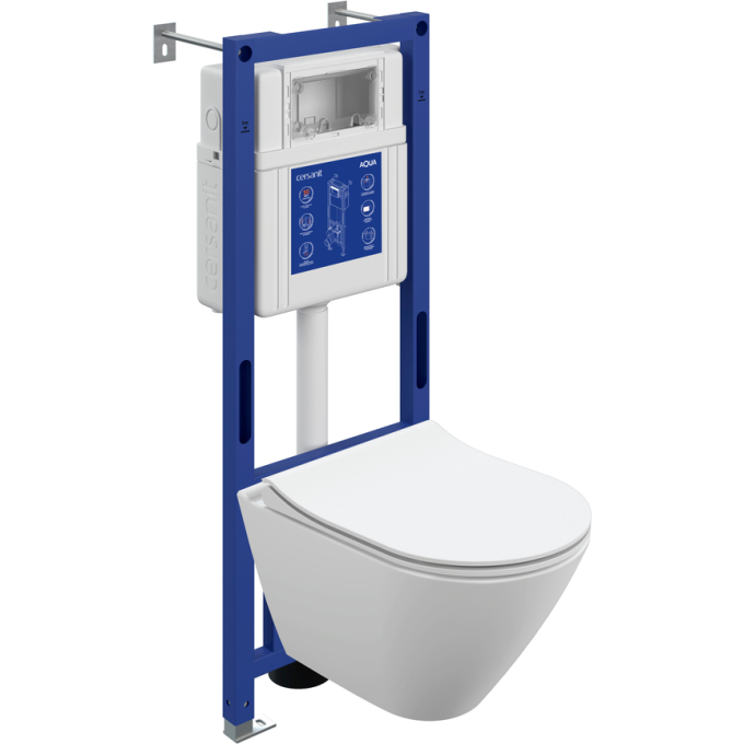 Комплект CERSANIT CITY SMART DPL EO slim инсталляция AQUA 40 SMART M LP