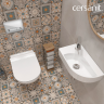 Комплект CERSANIT ITY CO DPL EO slim инсталляция AQUA 40 SMART M кнопка ESTETICA пластик белый с рамкой хром