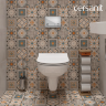 Комплект CERSANIT ITY CO DPL EO slim инсталляция AQUA 40 SMART M кнопка ESTETICA пластик белый с рамкой хром