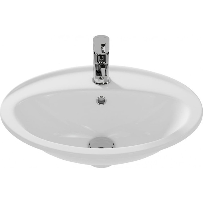 Раковина CERSANIT в столешницу CALLA 54 1 отверстие
