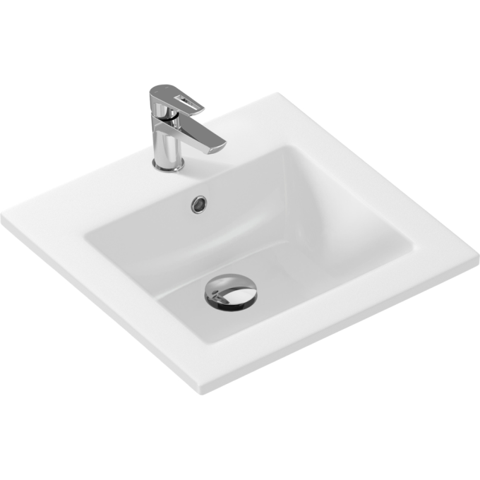 Раковина мебельная CERSANIT GEOMETRY 40 1 отв.