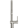 Смеситель CERSANIT для кухни MELAR однорычажный с выдвижным изливом, никель