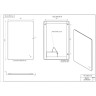 Зеркало CERSANIT ECLIPSE FUSION 80x120 с подсветкой прямоугольное
