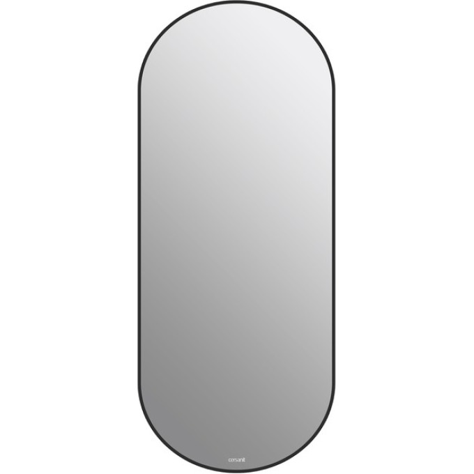 Зеркало CERSANIT ECLIPSE SMART 50*122 с подсветкой овальное черная рамка