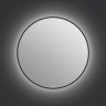 Зеркало CERSANIT ECLIPSE SMART 80x80 с подсветкой круглое черная рамка