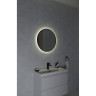 Зеркало CERSANIT ECLIPSE SMART 80x80 с подсветкой круглое черная рамка