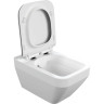 Подвесной унитаз CERSANIT CREA SQUARE CLEAN ON DPL EO SLIM